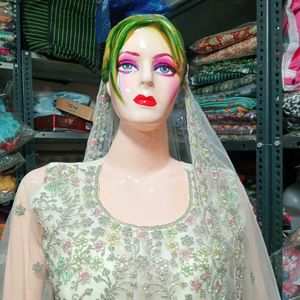 Heavy Embroidery Work Pakistani Dress