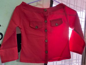 Women Crop Top. Used Only One Time.| Bust : 31,32,33,34,35,36|