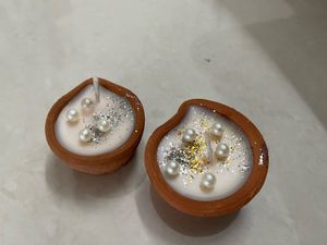 Handcrafted Diya Candles (Set of 5)