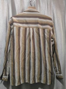 Men's Striped Button-Down Shirt