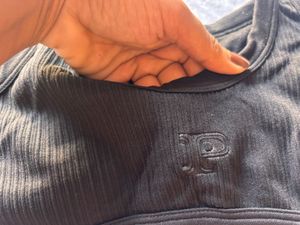 victoria’s secret Black Ribbed Sports Bra