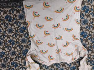CuteFull sleeves Rainbow top for 4-6 years girl