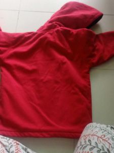Red Hooded Jacket for 4 to 6 years kids
