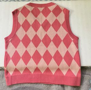 Argyle Knit Sweater Vest