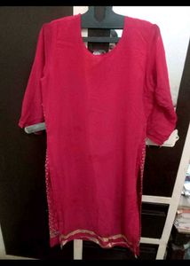 wedding heavy Pink Stonned  worked Kurta