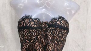 Lace Strapless top
