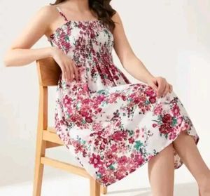 Floral slip Midi Dress