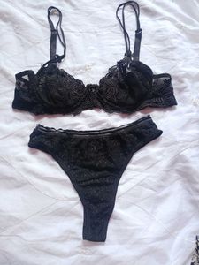 Lace Robe and Lingerie Set