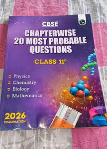 CBSE Class 11th Probable Questions Book