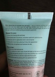 Glamveda Rice &amp; Ceramide Peel Off Mask