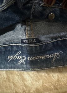 low rise y2k flare jeans blue