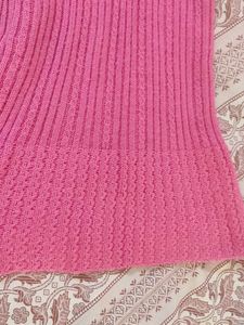 V-Neck Cable Knit Sweater