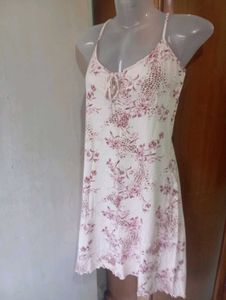 Y2K Floral Print Mini Dress