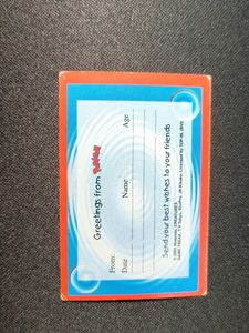 Pokemon greeting card collectible - Spearrow