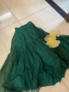 Designer Crop Top &amp; Skirt Set
