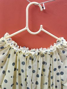 Yellow Clinched Waist Off Shoulder Top