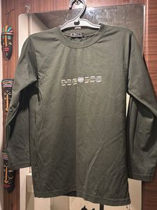 Olive Green Long Sleeve Tee