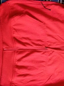 Red Zip-Up Hoodie
