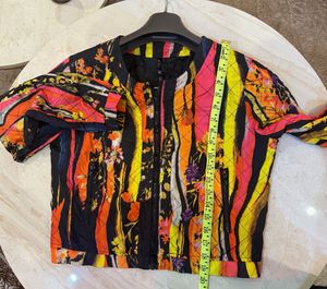 Floral Print Quilted Jacket