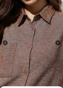 ROADSTER Women Textured Oversized Pure Cotton Casu