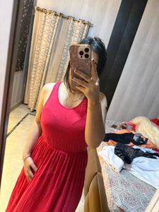 Vibrant Red Maxi Dress❤️🎀