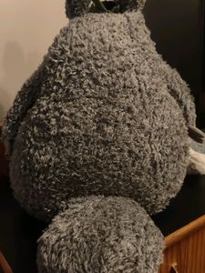 Large 50 Cm Totoro Plush With Dust Bunny On Top