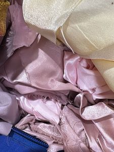 Assorted Silk Fabric Scraps