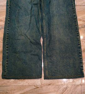Wide Leg Denim Jeans