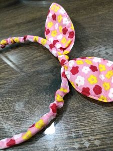 Cute Floral Bunny Ear Headband🌸🐰