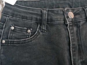 Trendy Flared Black Jeans