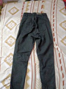 Dark Wash Slim Fit Trousers
