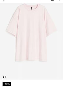 Pink H&amp;M T-shirt size Large