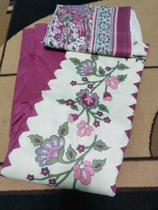 Beautiful Floral Kurta Set Material(set of 1)