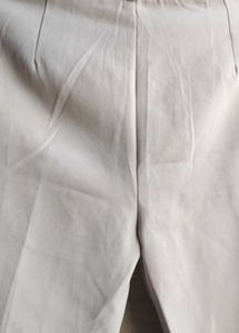 Chic Beige Wide-Leg Pants