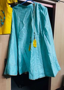 Yellow Embroidered Cold Shoulder Blouse