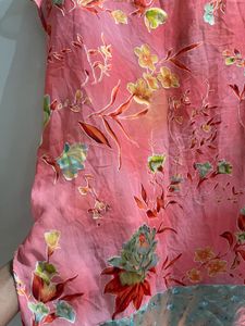 Beautiful Pink Floral Kurta