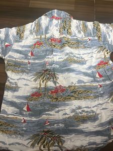 Men's Tropical Print Short Sleeve Shirt