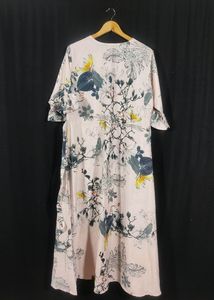 Peach Floral Printed Dress (Women)