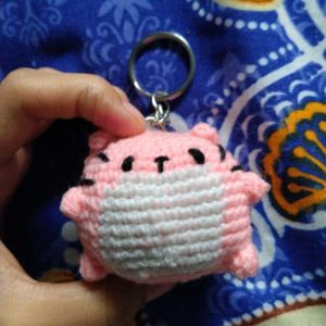 Fat Cat Keychain