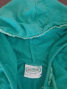 Warm Teal Hoodie for mild winters