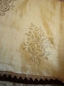 Elegant Yellow Floral Saree with blouse