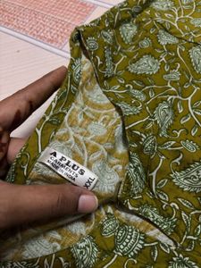 Green Printed Kurta 🍃