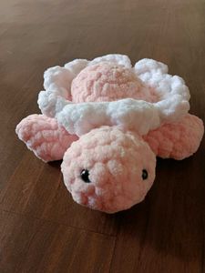Crochet Cute strawberry daisy Turtle