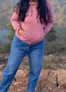 Comfortable Pink Hoodie