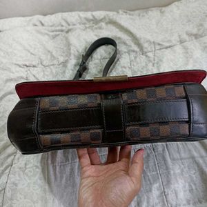 louis vuitton Designer Checkered Crossbody Bag