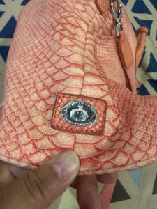 soft bag Chic Pink Embossed Handbag