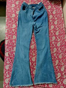 Women's Blue Flare Jeans