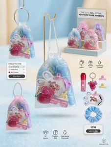 Cute Aesthetic Care Pouches Set