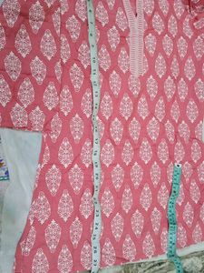 💗Embroidered Kurta Set - Blue &amp; Pink💗