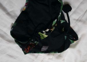 Sweet Secret Tropical Print Bikini Bottom
